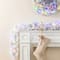 Glitzhome® 6ft Pre-Lit Snow Flocked White Pine Christmas Garland with Timer, 2ct.